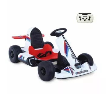 Kart Elétrico Infantil com Controle - 12v - Branco - Bandeirante