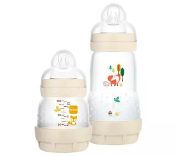 Kit 2 Mamadeiras - Anticólica - Easy Start - 130-260ml - Neutro - MAM