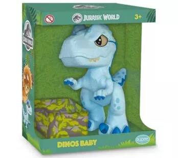 Figura Articulada - Jurassic World - Baby Dinos - Blue - Pupee