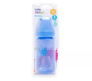 Mamadeira - 340ml - Big Clean - Azul - Lolly Nenny
