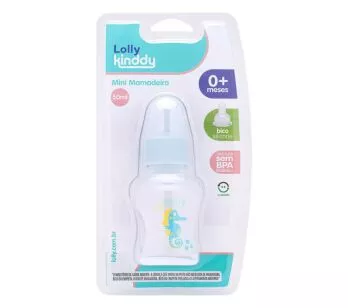 Mini Mamadeira - 50ml - Oceano - Azul - Lolly Kinddy