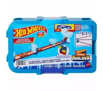 Conjunto e Pista - Hot Wheels Track Builder - Ice Crash - Mattel