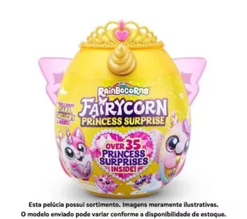 Pelúcia Surpresa - Rainbocorns Fairycorn - Princess Suprise - Fun Divirta-se