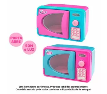 Microondas Infantil com Som e Luz - Le Chef - Sortido - Usual Brinquedos