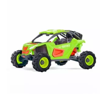 Carro Roda Livre - Sertões - 4x4 - Off Road UTV - Verde - Usual Brinquedos