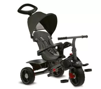 Triciclo Infantil - Passeio e Pedal - Smart Comfort - Preto - Bandeirante