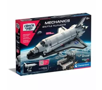 Blocos de Montar - Ciência e Jogo - Mechanics Shuttle Flutuante - Fun Divirta-se
