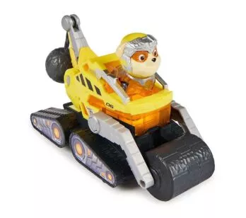Veículo com Figura - Patrulha Canina Um Filme Superpoderoso - Rubble - Sunny Brinquedos