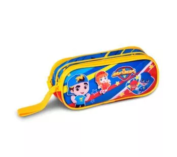 Estojo Infantil Escolar Duplo - Luccas Neto - Os Aventureiros - Clio Style