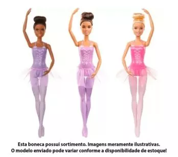 Boneca Articulada - Barbie - Bailarina Clássica - Sortido - Mattel