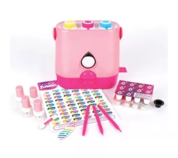 Kit Manicure Infantil - Color Fusion Deluxe - Esmalteria - 41 Peças - Fun Divirta-se