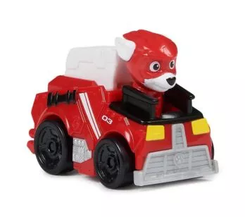 Carrinho Roda Livre - Patrulha Canina: Um Filme Superpoderoso - Pup Squad - Marshall - Sunny Brinquedos