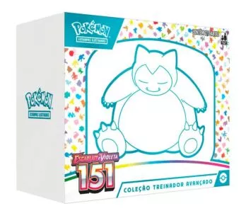 Jogo de Cartas - Pokémon - Box Treinador Avançado - Snorlax - Copag