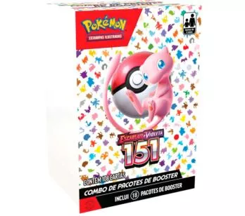 Jogo de Cartas - Pokémon - Combo de Pacotes de Booster - 151 - Copag