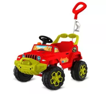 Carrinho de Passeio e Pedal - Smart Banjipe - Vermelho - Bandeirante