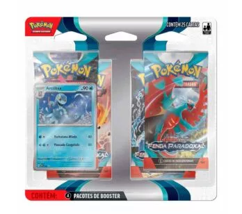 Jogo de Cartas Pokémon - Blister Quadruplo - EV4 Fenda Paradoxal - Arctibax - Copag