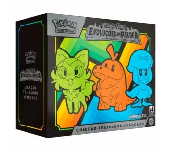 Jogo de Cartas - Pokémon - Box Treinador Avançado - Evoluções em Paldea - Copag