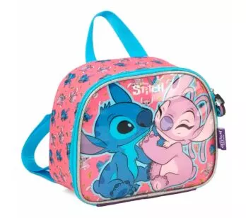 Lancheira Infantil Térmica - Disney - Stitch e Angel - Luxcel