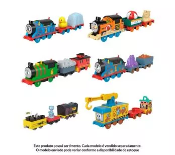 Trenzinho Motorizado - Thomas e seus Amigos - Momentos - Sortido - Fisher-Price