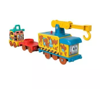 Trenzinhos Motorizados - Thomas e seus Amigos - Muddy Conserta os Amigos - Fisher-Price