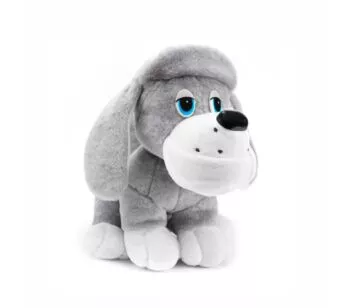 Pelúcia Infantil - EmoCão - Cachorrinho Cinza - Estrela