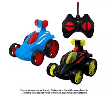 Carrinho de Controle Remoto - Crazy Fox 360 - Sortido - DM Toys