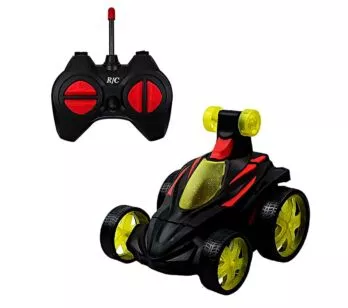 Carrinho de Controle Remoto - Crazy Fox 360 - Preto - DM Toys