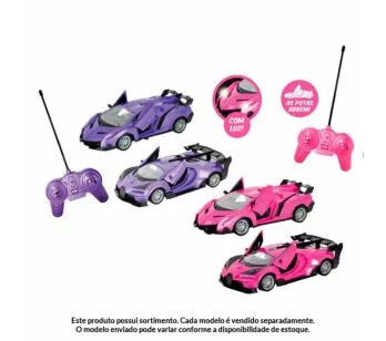 Carrinho de Controle Remoto - Fashion - Sortido - DM Toys
