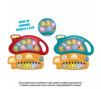 Tecladinho Infantil - Divertido Cogumelo - Sortido - DM Toys