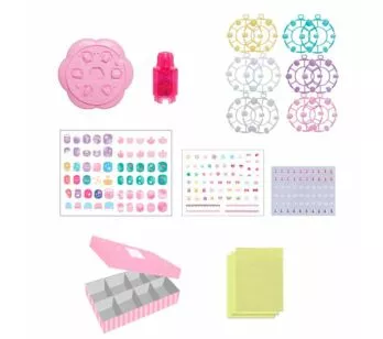 Kit Manicure Infantil - Fashion Unha Mania - Adesivos - DM Toys