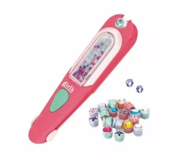 Kit Miçangas Infantil - Glamour Hair - Decora Cabelo Jóias - Toyng