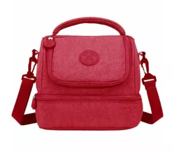 Lancheira Térmica com Alça - Trendy Colors - Vermelha - Xeryus