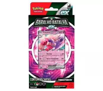 Jogo de Cartas - Pokémon - Baralho Batalha EX - Tinkaton - Copag
