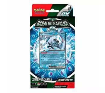 Jogo de Cartas - Pokémon - Baralho Batalha EX - Chien-Pao - Copag