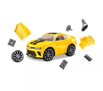Blocos de Montar - Sem Limite - Camaro Amarelo - 35 peças - Roma