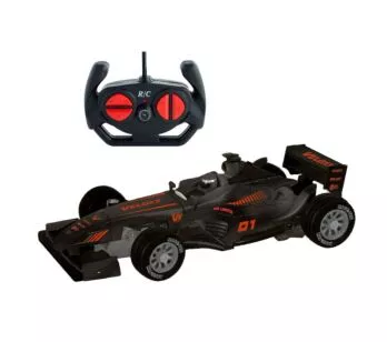 Carrinho de Controle Remoto - F1 Veloxx - Preto-Vermelho - Unik Toys