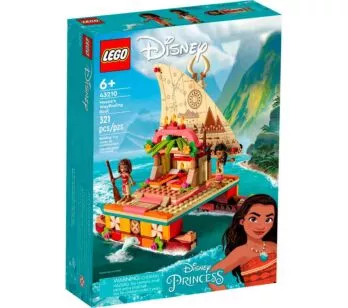 Blocos de Montar - Barco Catamarã da Moana - 321 peças - LEGO Disney Princess