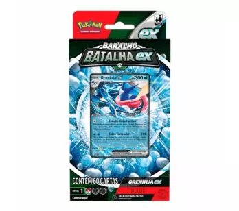 Jogo de Cartas - Pokémon - Baralho Batalha EX - Greninja - Copag