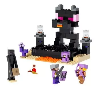 Bloco de Montar - Minecraft - A ARENA DO END - 252 peças - LEGO