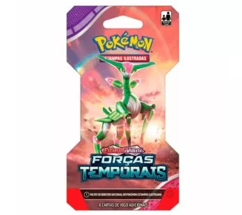 Jogo de Cartas Pokémon - EV5 Forças Temporais - Blister Folhas Férreas - Copag