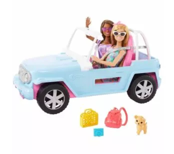 Veículo e Bonecas - Barbie - Jipe Off Road - Azul - Mattel