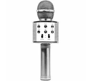 Microfone Bluetooth Infantil - Star Voice Karaokê - Prata - Zoop Toys