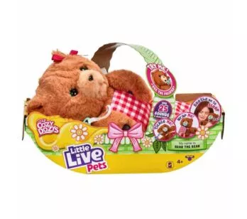 Pelúcia Interativa - Little Live Pets Cozy Dozys - Urso Beau - Fun Divirta-se