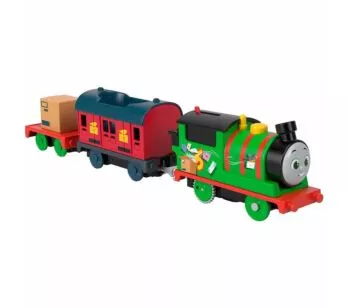 Trenzinho Motorizado - Thomas e seus Amigos - Percy Carteiro - Fisher-Price