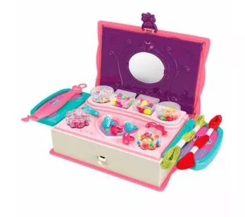 Kit Bijuterias Infantil - Biju Collection - Box 3 em 1 Coração - DM Toys