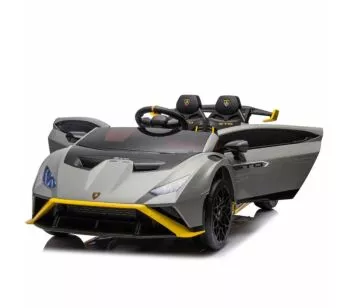 Carro Elétrico Infantil - Lamborghini Huracán - 24v - Cinza - Zippy Toys