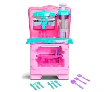 Pia Lava-Louças Infantil - Acqua Bubble - Sai Água - Cardoso Toys