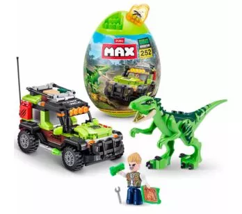 Blocos de Montar - MAX Dino - Ovo Raptor Force - 252 peças - Candide