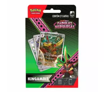 Box de Cartas - Pokémon - Fábulas Nebulosas - Kingambit - Copag