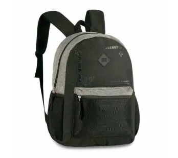 Mochila de Costas - Clio Sport - New Vision 02 - Preta e Cinza - Clio Style